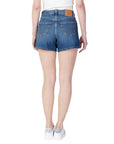 Levi`s Logo Medium Wash Classic Denim Shorts