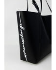 Armani Exchange Logo Vegan Leather Tote Bag