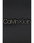 Calvin Klein Logo Vegan Leather Unisex Backpack