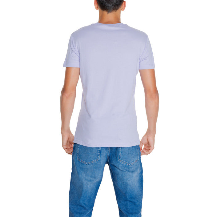 Calvin Klein Jeans Logo 100% Cotton T-Shirt - lilac