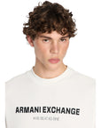 Armani Exchange Logo Cotton-Rich Athleisure Sweatshirt