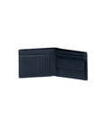 Guess Logo Genuine Leather Black Wallet