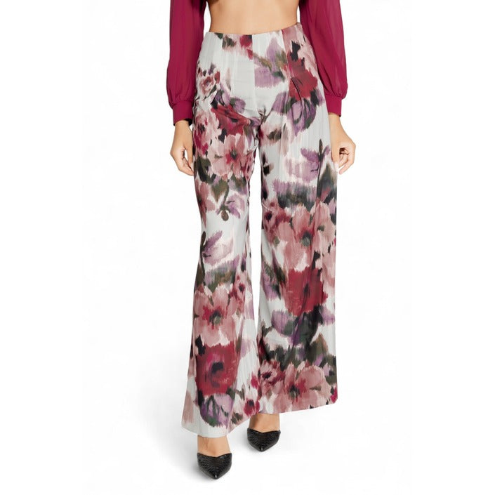 Rinascimento High Waist Floral Wide Leg Fit Boho Pants