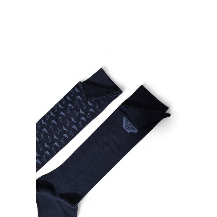 Emporio Armani Underwear Logo 100% Cotton High Socks