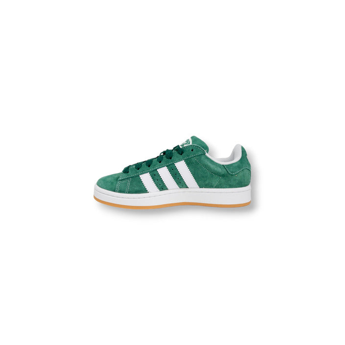 Adidas Logo 3-Stripe Suede Leather Low Top Lace-Up Sneakers - Campus