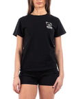 Moschino Logo Cotton-Blend Sleepwear & Loungewear T-Shirt - black