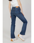 Tommy Hilfiger Jeans Logo Pure Cotton Dark Wash Straight Leg Boot Cut Jeans