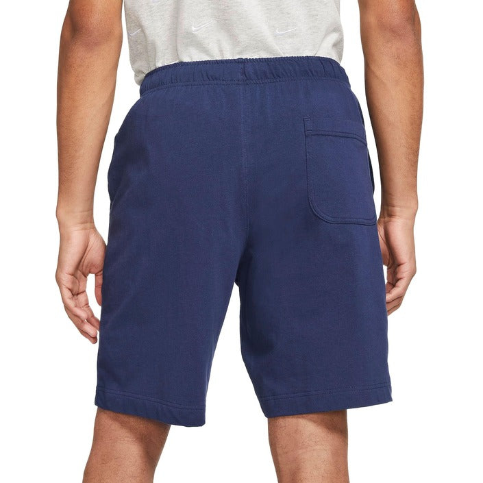 Nike Logo 100% Cotton Blue Athleisure Shorts