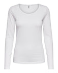 Only Minimalist Stretch & Cotton-Rich Long Sleeve Top