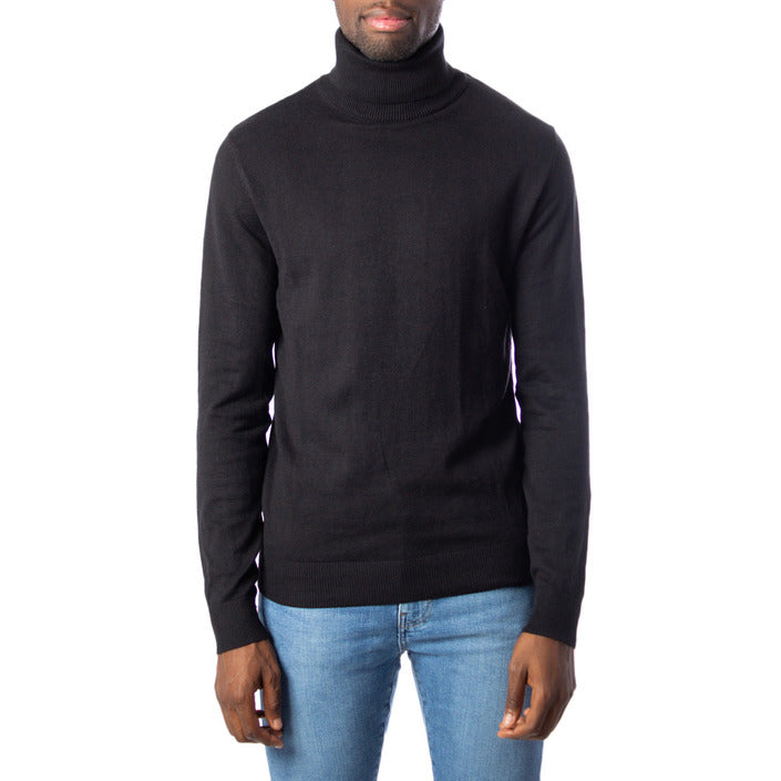 Jack & Jones Minimalist Cotton-Blend Turtleneck Sweater - Multiple Colors