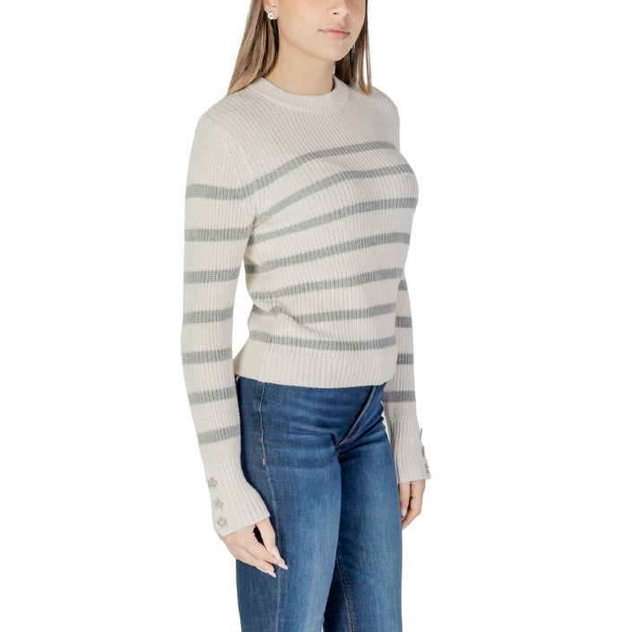 Morgan De Toi Stripe Cotton Long Sleeve Top