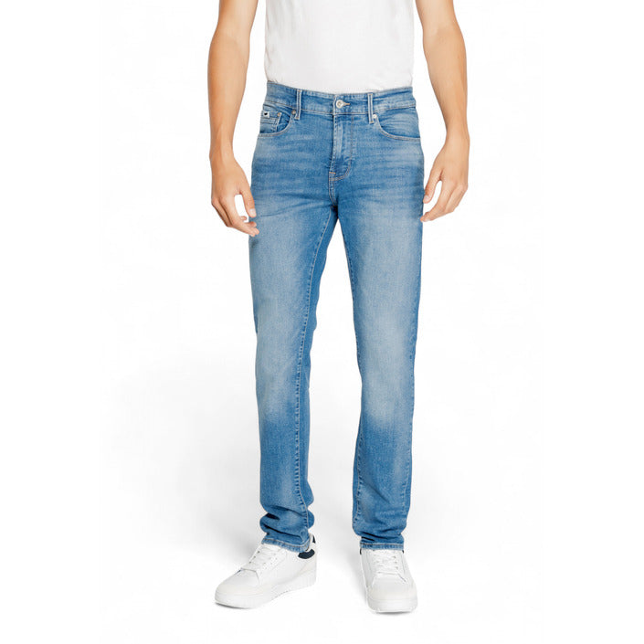 Gas Logo Light Wash Slim Fit Jeans