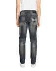 Icon Logo Distressed Dirty Dark Wash Skinny Jeans