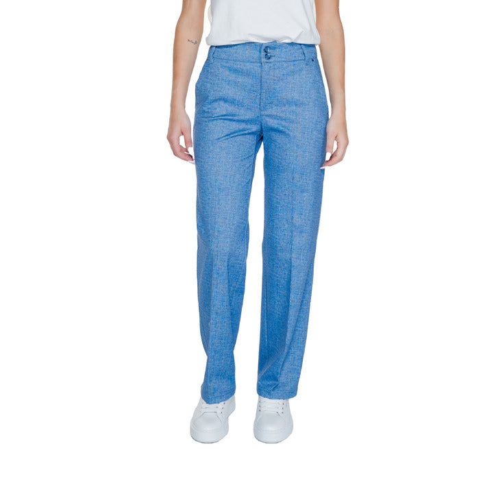 Street One Blue Wide Leg Pants