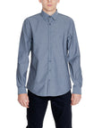 Calvin Klein Logo Cotton Collar Shirt