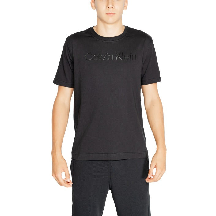 Calvin Klein Sport Logo Athleisure 100% Cotton Crewneck T-Shirt