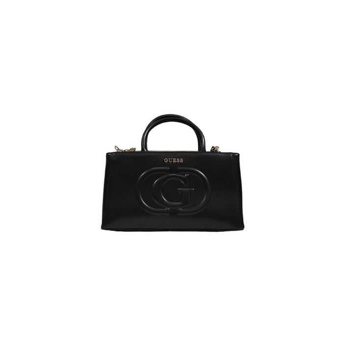 Guess Logo Top Handle Structured Vegan Leather Tote Bag