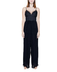 Guess All Black Sweetheart Neckline Lace Glam Jumpsuit