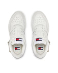 Tommy Hilfiger Jeans Logo Ultra-Chunky Sole Leather Low Top Lace-Up Sneakers
