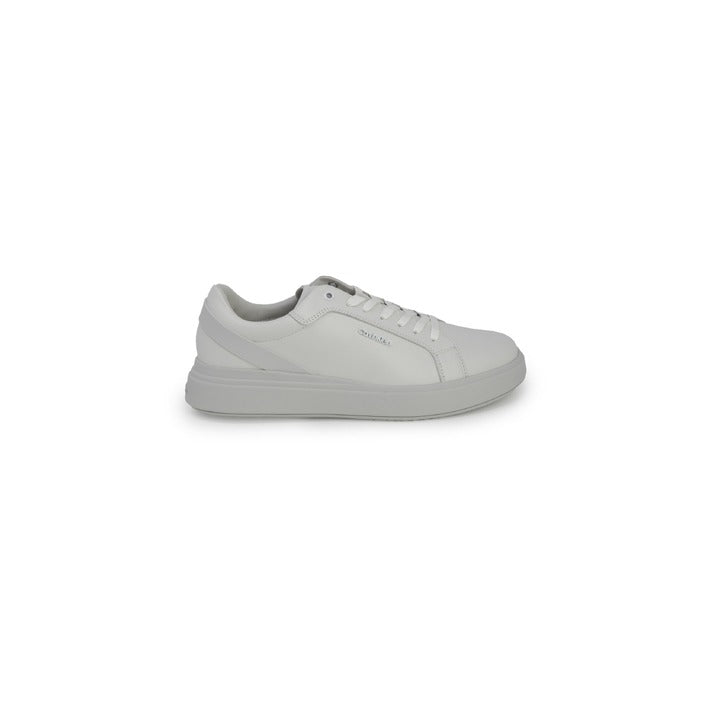 Calvin Klein Logo Genuine Leather Sneakers