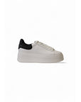 Ash Logo Genuine Leather Chunky Sole Low Top Lace-Up Sneakers