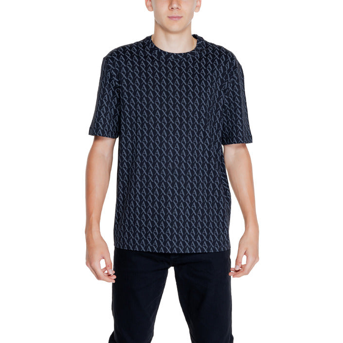 Armani Exchange Logo Monogram 100% Cotton Crewneck T-Shirt