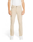 Gas Logo Beige Color Chinos Straight Leg Fit