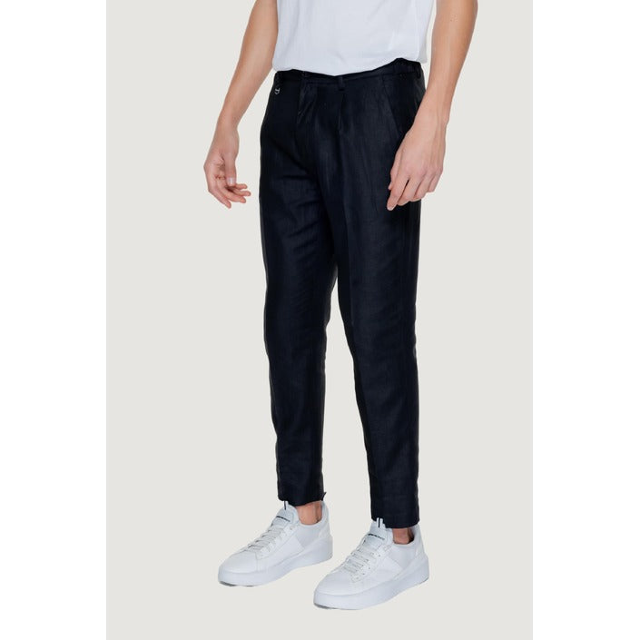 Antony Morato Minimalist Linen-Blend Slim Fit Ankle Length Pants