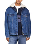 Tommy Hilfiger Jeans Logo Reversible Denim & Quilted Puffer Jacket
