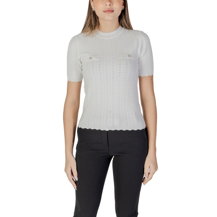 Morgan De Toi  Scalloped Trim Top