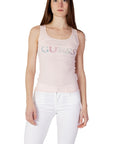 Guess Embellished Logo Pure Cotton Tank Top - Multiple Colors