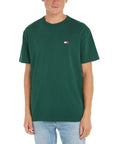 Tommy Hilfiger Jeans Logo Pure Cotton T-Shirt - Green