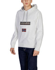 Napapijri Logo Cotton-Blend Hooded Pullover