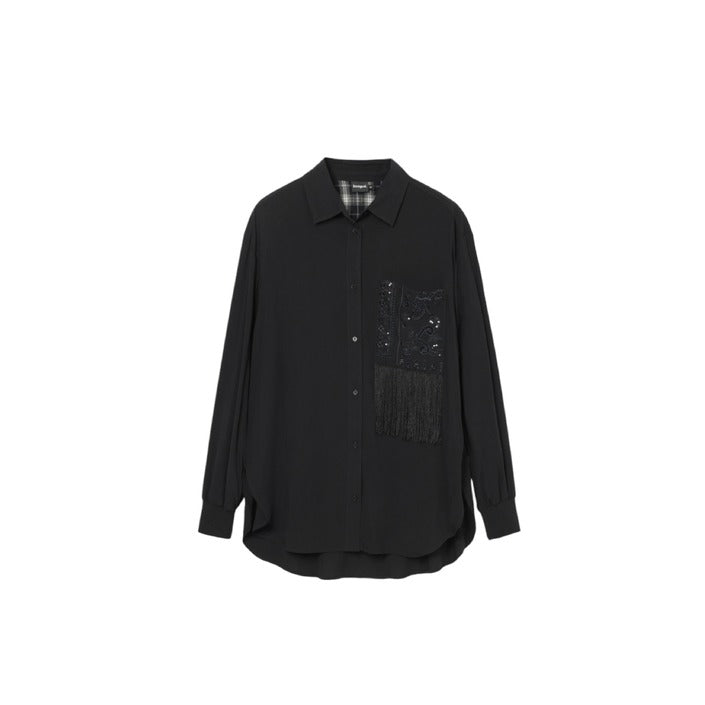 Desigual All Black Longline Shirt