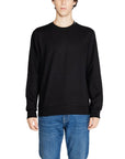 Emporio Armani Logo 100% Cotton Sweatshirt - black