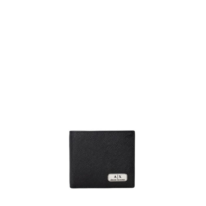 Armani Exchange Logo Badge Black Wallet