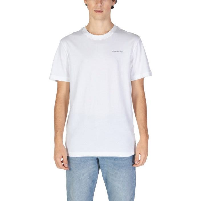 Calvin Klein Jeans Logo 100% Cotton Crewneck T-Shirt