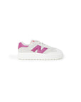 New Balance Logo Genuine Leather Low Top Lace-Up Sneakers