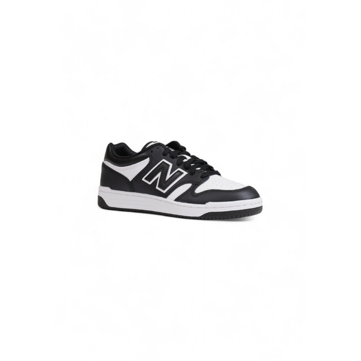 New Balance Logo Genuine Leather Low Top Lace-Up Sneakers