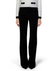 Morgan De Toi Flared Fit Black Suit Pants