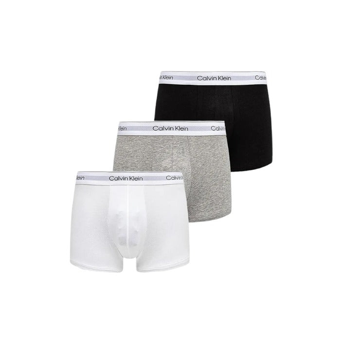 Calvin Klein Logo Cotton-Stretch Trunks