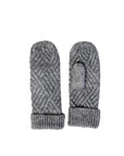 Pieces Wool Blend Minimalist Mitten Gloves