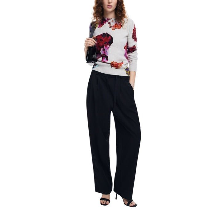 Desigual Floral Knit Top &amp; Sweater