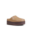 Crocs Beige Platform Clogs