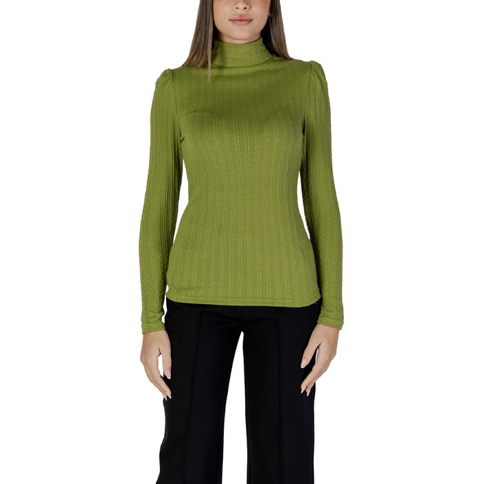 B.Young Turtleneck Skivvy Sweater Top Green