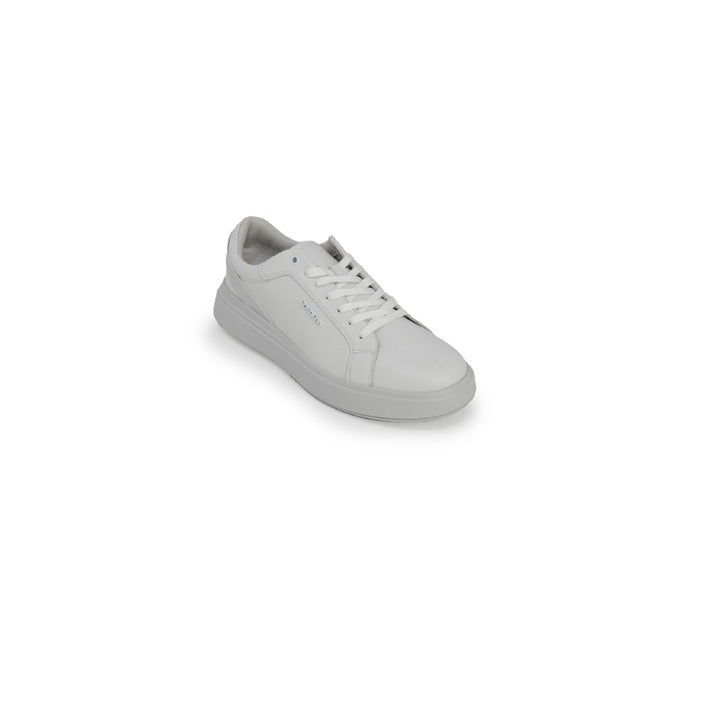 Calvin Klein Logo Genuine Leather Sneakers