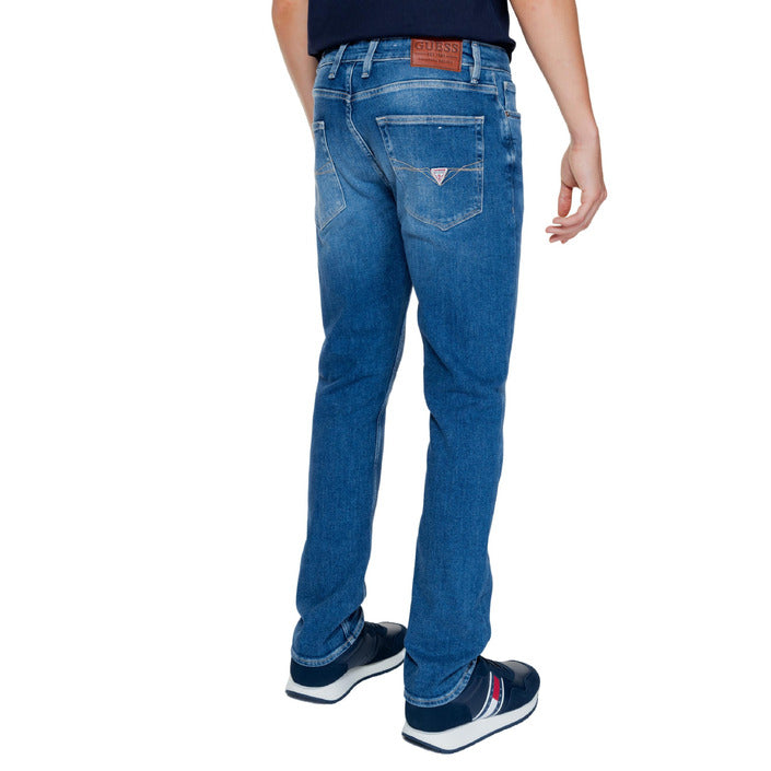 Guess Logo Medium Wash Slim Fit Jeans