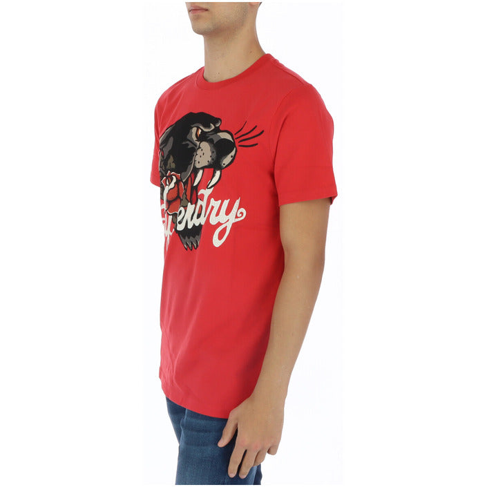 Superdry Logo Pure Cotton T-Shirt - red