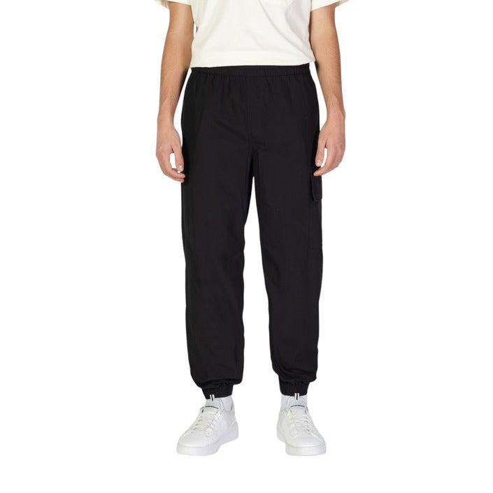 Calvin Klein Jeans Logo Black Cargo Jogger Sweatpants