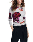 Desigual Floral Knit Top & Sweater